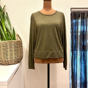 Madewell Olive Long Sleeve Top